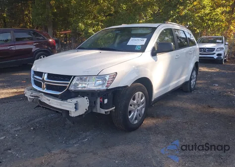 2017 Dodge Journey Se from USA, damaged, VIN 3C4PDCAB7HT587171